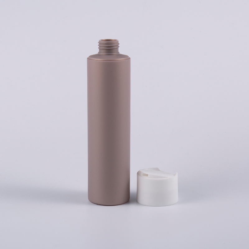 Monivärinen Soft Touch pyöreä muotoinen 250 ml puhdistuspullo levykorkilla