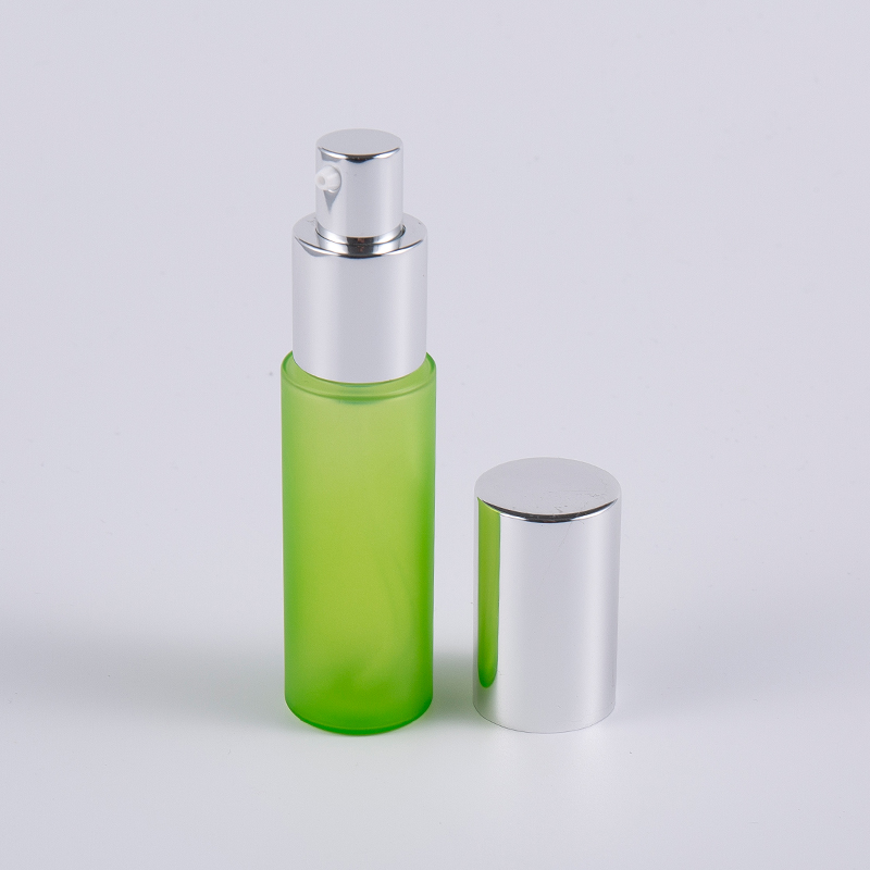 Green frost 20ml 30ml PET PETG pyöreä paksuseinäinen voidepullo pumpulla Green frost 20ml 30ml PET PETG pyöreä paksuseinäinen voidepullo pumpulla