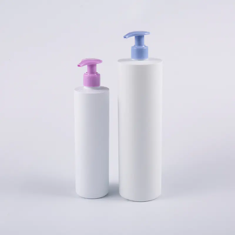 Pyöreä muotoinen 360 ml:n annosteleva puhdistava shampoo, vartalopesupullot
