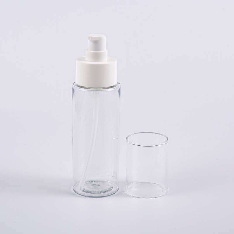 Pyöreät 100 ml:n Frost PET -kasvovesipullot Pyöreät 100 ml:n Frost PET -kasvovesipullot