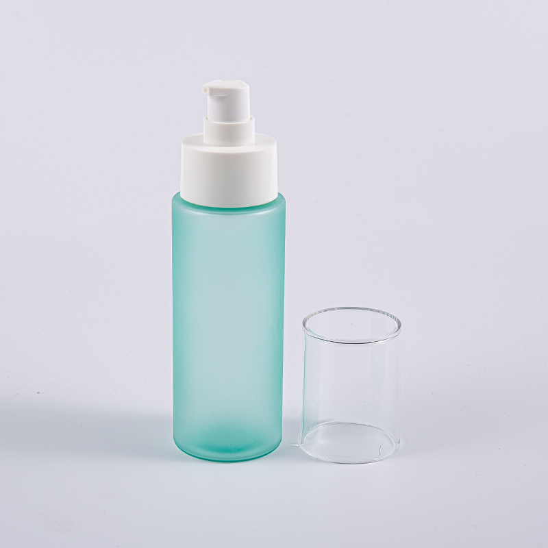 Pyöreät 100 ml:n Frost PET -kasvovesipullot Pyöreät 100 ml:n Frost PET -kasvovesipullot