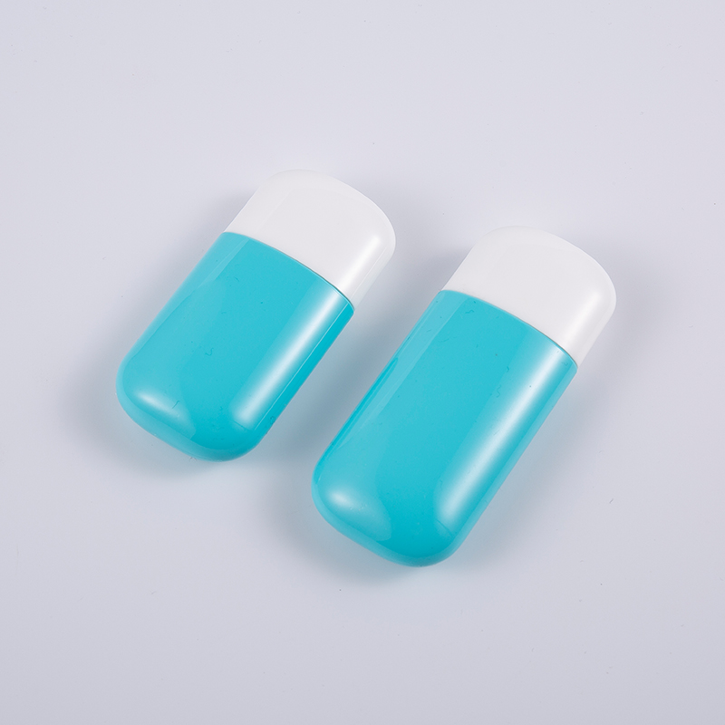 30 ml & 50 ml Blue PE aurinkovoidepullo UV-suojalla