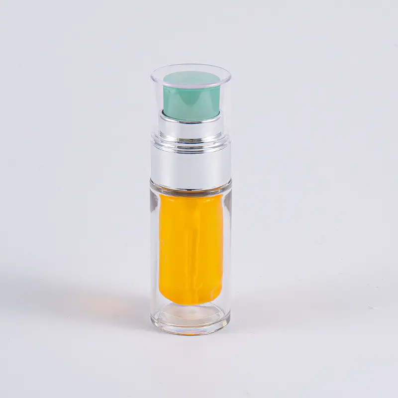 Kirkas PETG-pullo monikerroksisella komposiittisisäpussilla 30 ml 50 ml tyhjiöpullo pumpulla Kirkas PETG-pullo monikerroksisella komposiittisisäpussilla 30 ml 50 ml tyhjiöpullo pumpulla