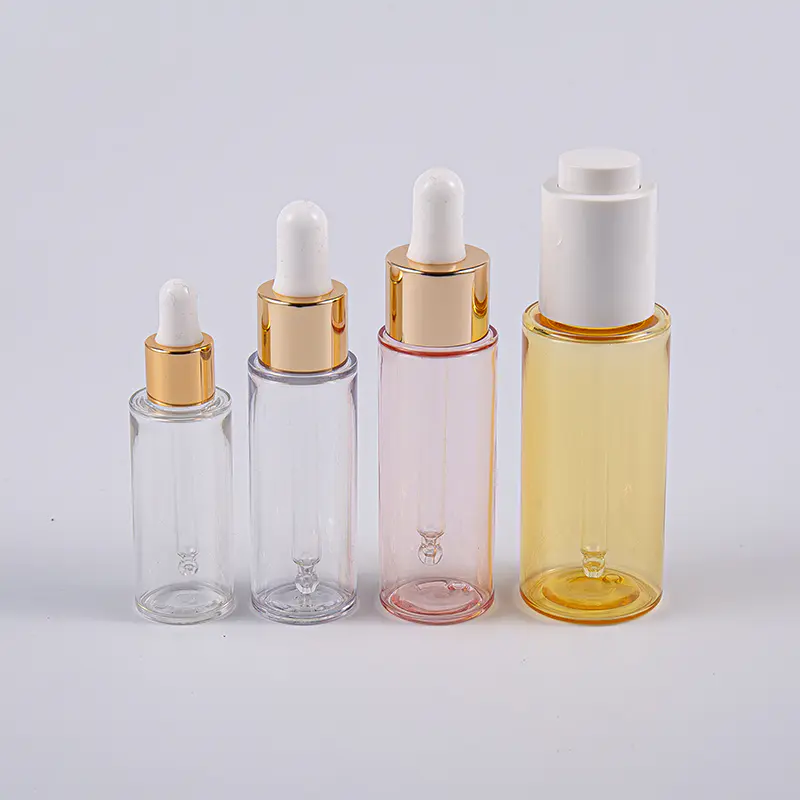 Matkustamiseen käytettävä 10 ml 20 ml 30 ml 50 ml ohut PETG Lotion -pullo pumpulla